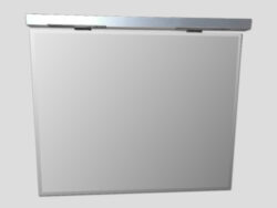 LB PLAN zrcadlo s fazetou B05 - Zrcadlo s osvětlením a fazetou po okraji
Výška vč. osvětlení 63 cm, šířka 74,5 cm
Vhodné do každé koupelny
